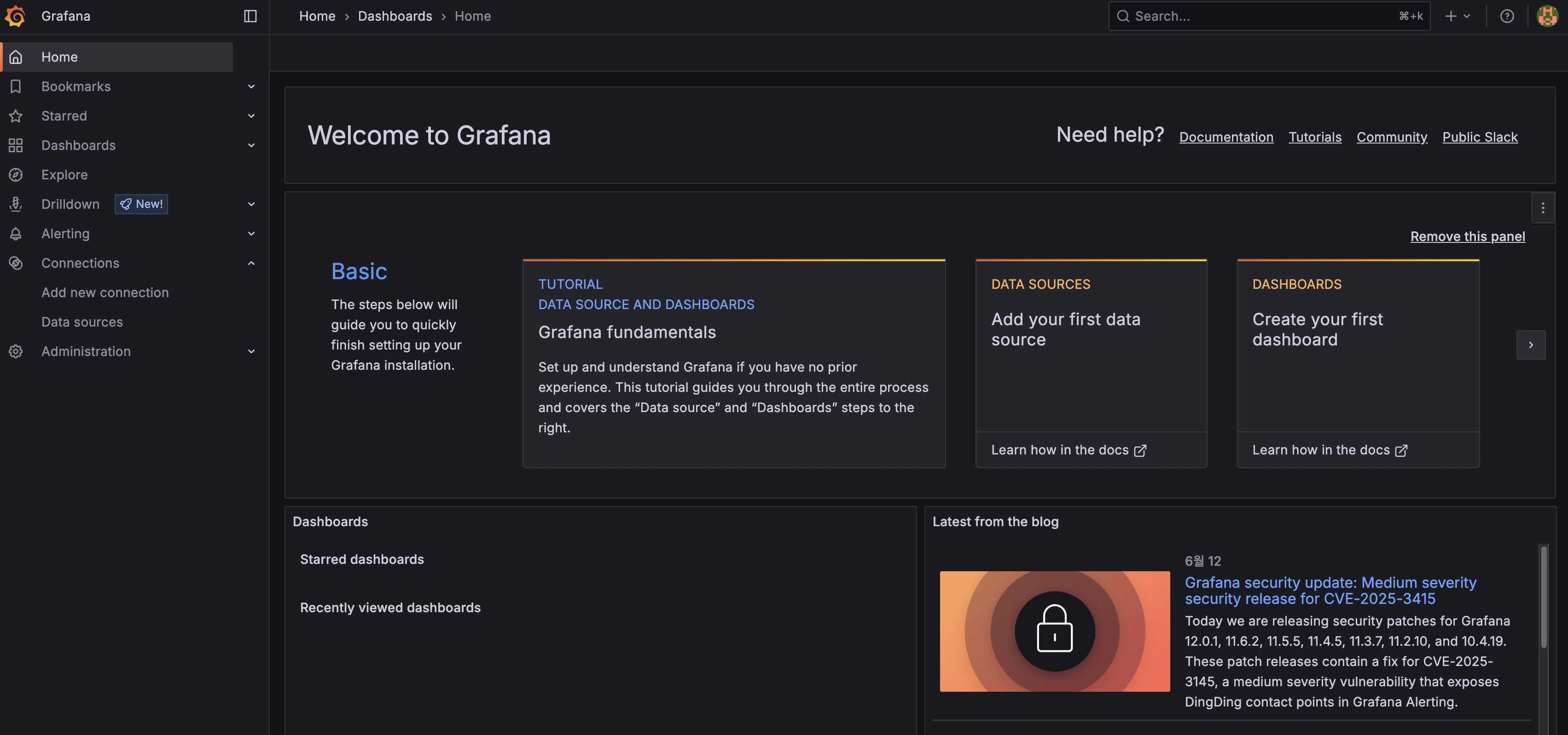 grafana-home